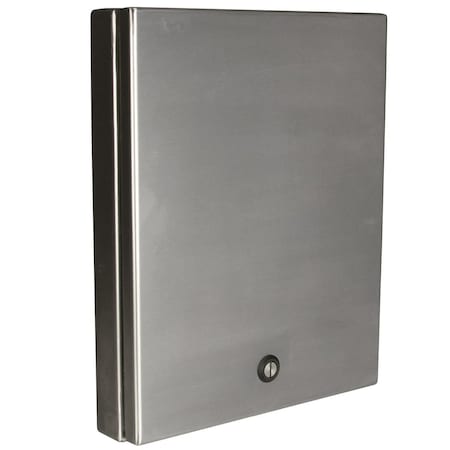 Wiegmann Blank Cover, 13 in. H x 16 in. W x 2 in. L, 304 Stainless Steel WADW131602BCSS